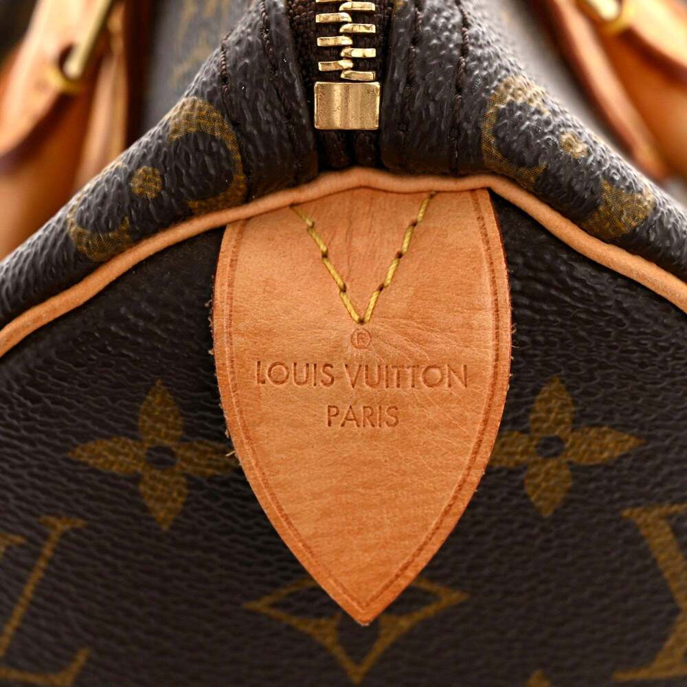 Louis Vuitton Speedy 25 Classic Monogram Canvas and Leather Duffle - Picture 3 of 5
